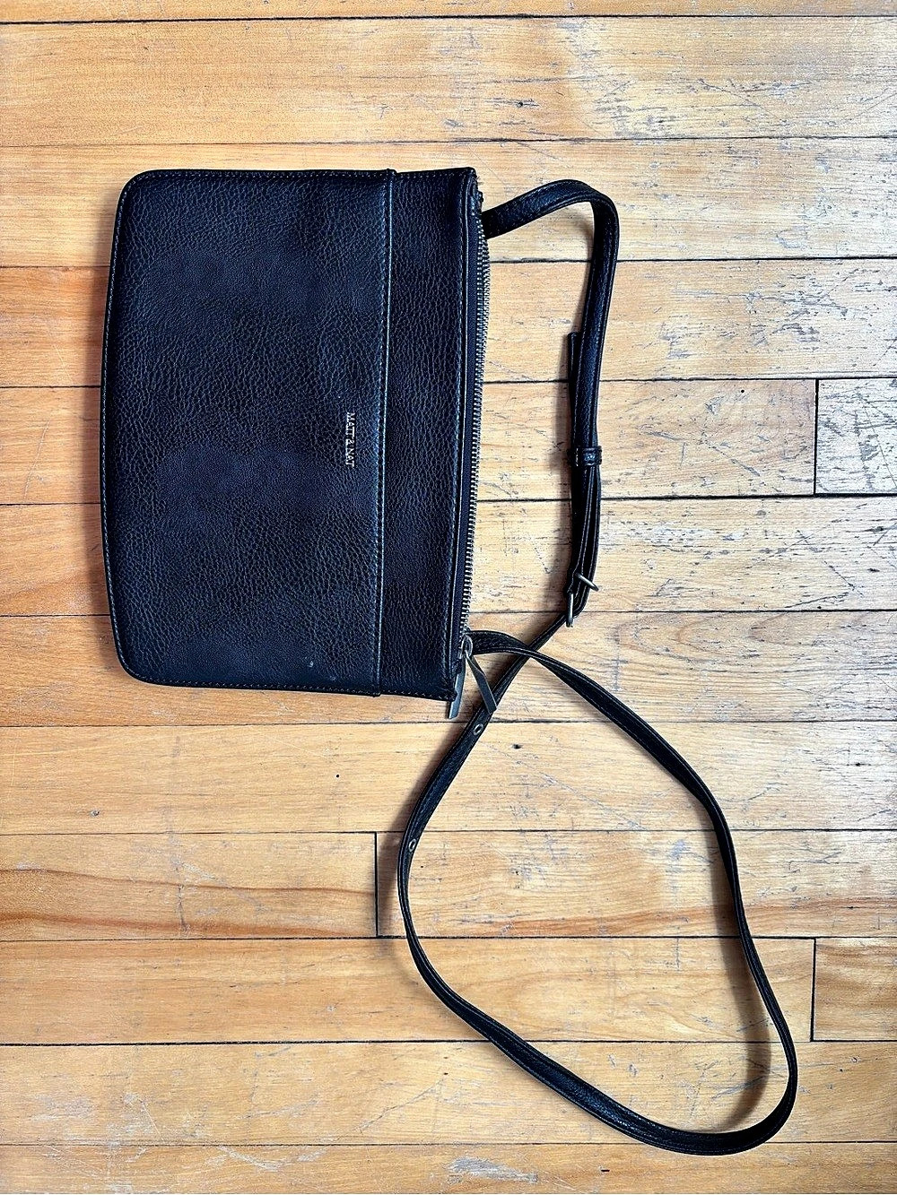 Matt & Nat Triplet Crossbody Bag Black
